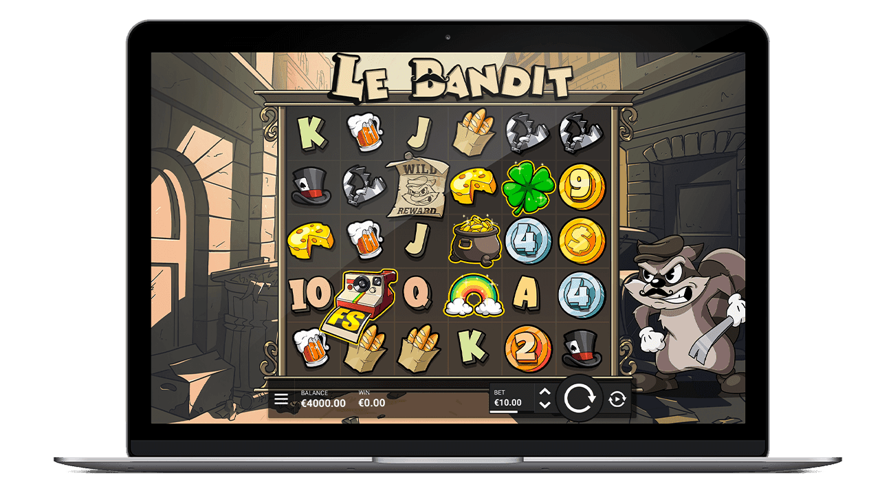 Hacksaw Gaming Le Bandit 슬롯 공식 게임 화면