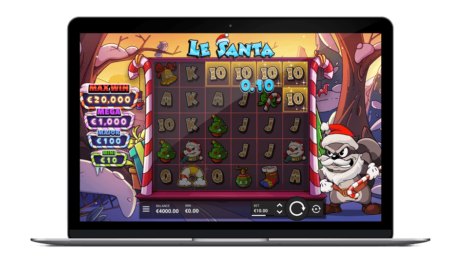 Hacksaw Gaming Le Santa 슬롯 공식 게임 화면